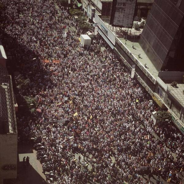 calles de Venezuela protestas contra regimen