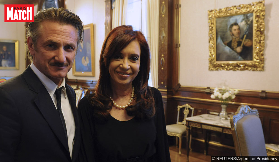 Sean Penn Cristina Kirchner